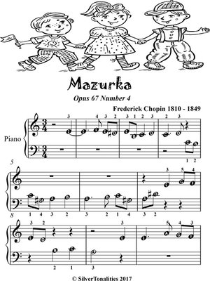 cover image of Mazurka Opus 67 Number 4 Beginner Piano Sheet Music